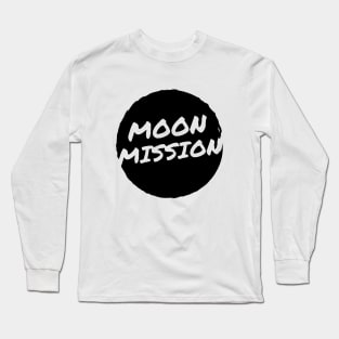 The Moon Mission Artwork 1 (Light) Long Sleeve T-Shirt